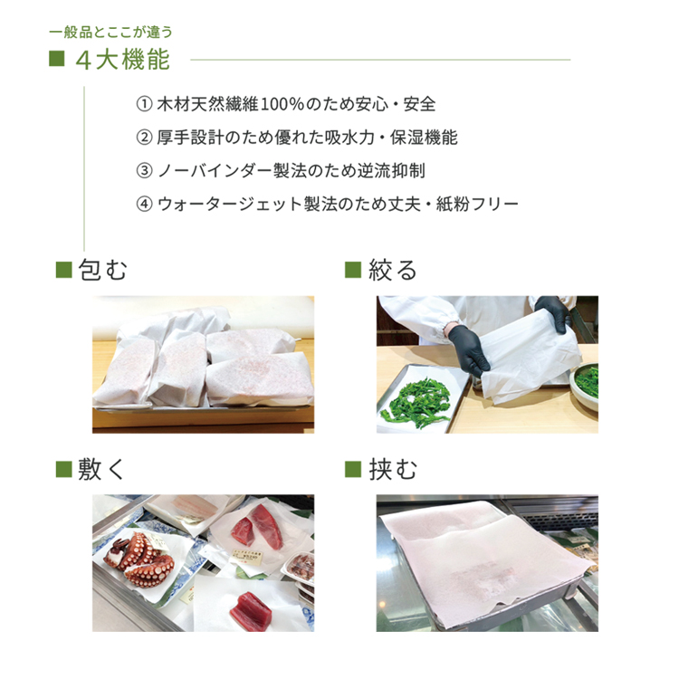 高品質キッチンペーパーのプロのコックさん鮮用®厚手
